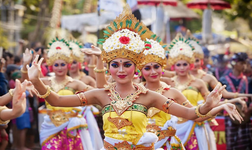 Balinese Dancers Kacek Dance