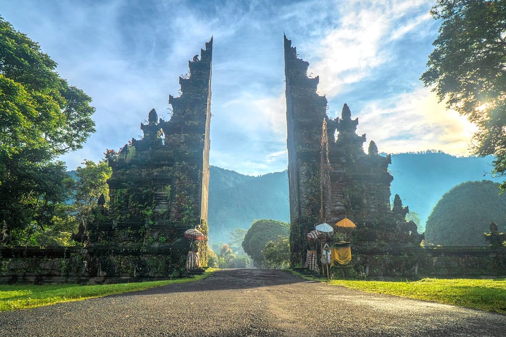 Bali Heavens Gates alternate photo op site