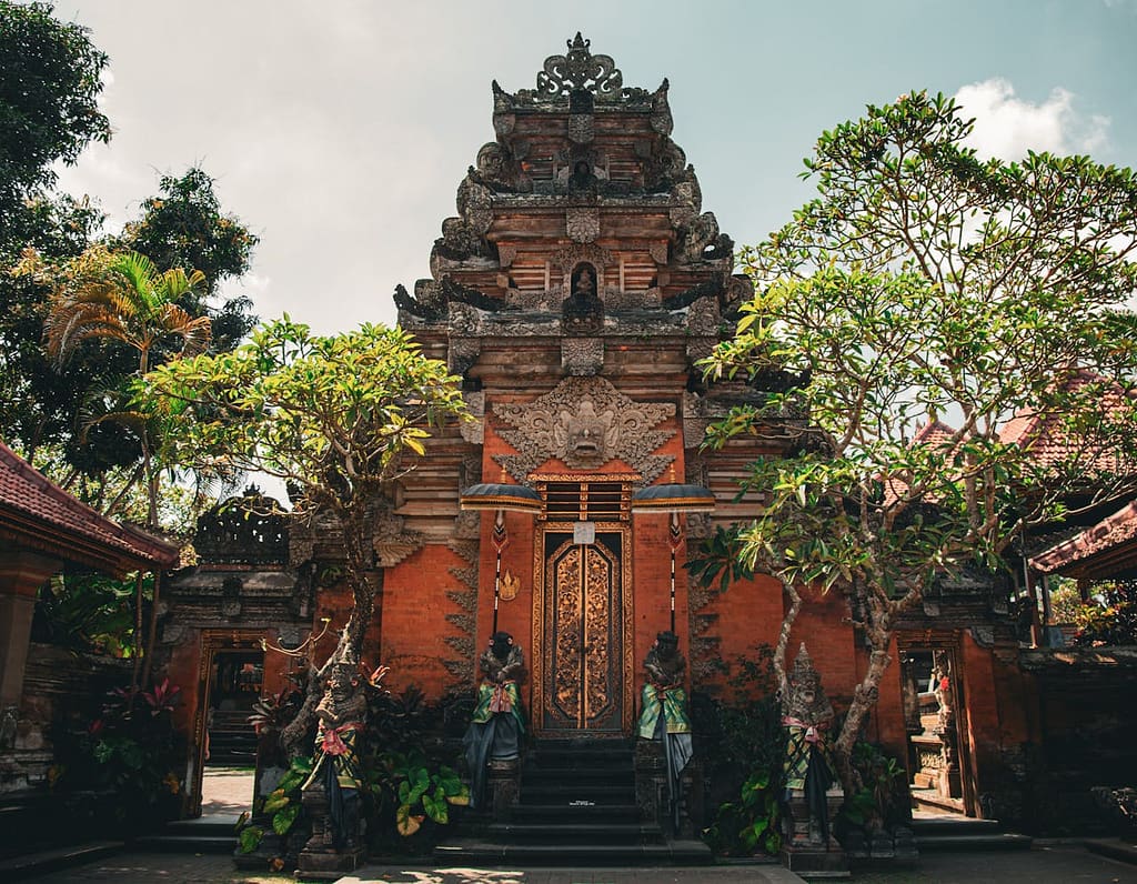 Pura Dalem Agung Temple in Ubud Bali