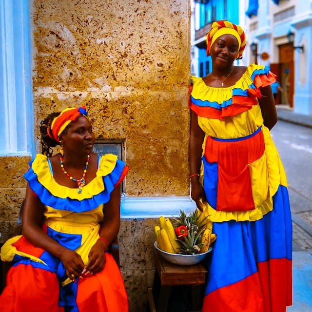 Palenquera Cartagena Colombia