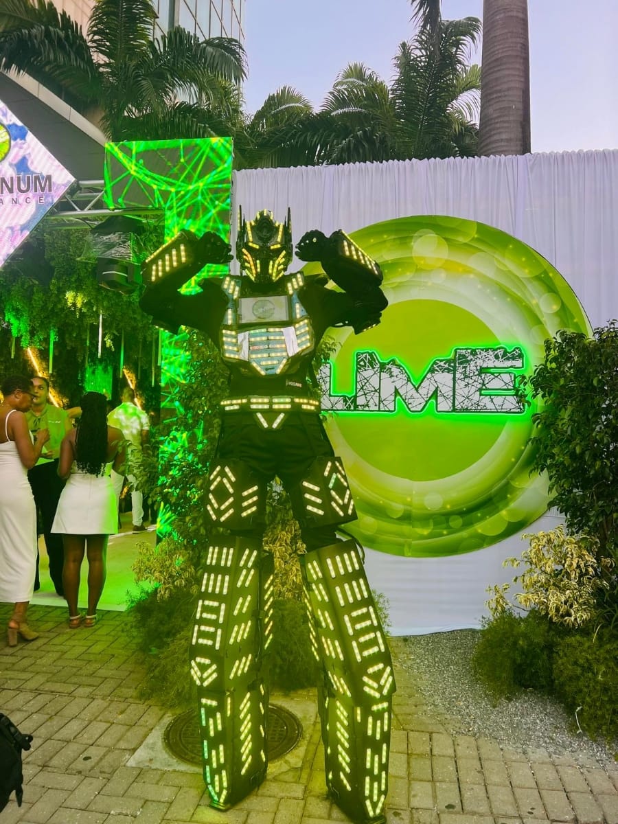 Robot Hyatt Lime Hyatt Lime for a cause Trinidad Carnival 2027